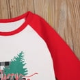 thumbnail image 5 of Qiylii 2 Pcs Kids Christmas Outfit, O-Neck Long Sleeve Top+ Flared Trousers, 5 of 8