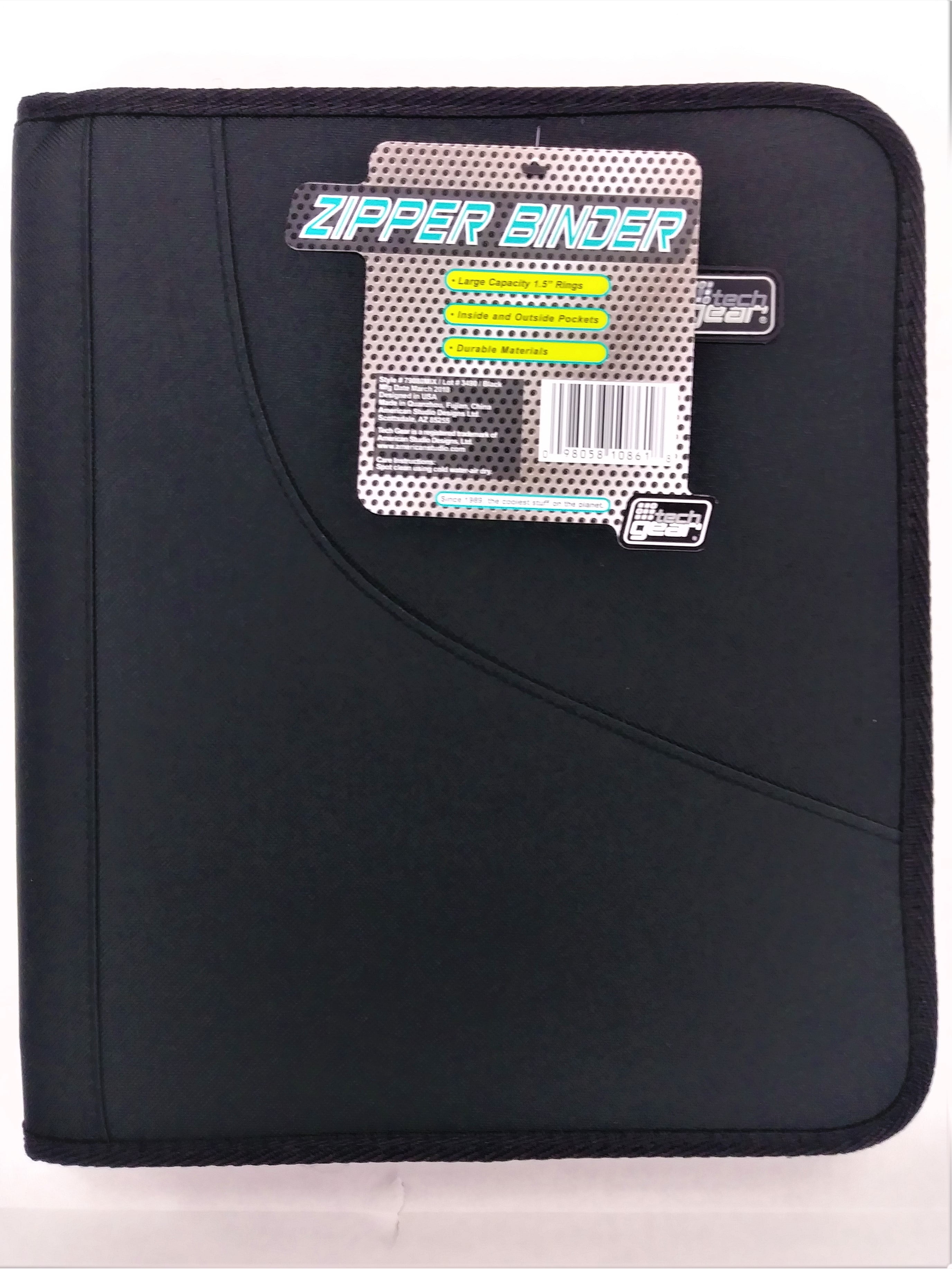 Tech Gear Curve Pocket Zipper Binder