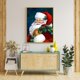 thumbnail image 3 of Otra decoración de pared Kits de pintura de diamantes de Navidad 5D para adultos, kits de arte de diamantes de Papá Noel de taladro completo para niños bordado de diamantes de imitación punto de, 3 of 5
