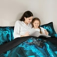 thumbnail image 5 of Castle Fairy Lightsaber Gamepads Boy 2pcs Bedding Comforter Set,Video Game Twin Comforter Sets,Abstract Gradient Breathable Bedding Set,Luxury Bedroom Decor, 5 of 8