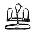 thumbnail image 1 of RXMEKW Bretelles Réglables pour Hommes avec Sangles à Clip pour Chemises, Sangle en Polyester de 3,5 Pouces de Large, Noir, 1 of 9