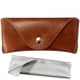 thumbnail image 1 of Estuche para Anteojos LogHog Portátil de Cuero para Gafas de Sol Marrón, 1 of 9