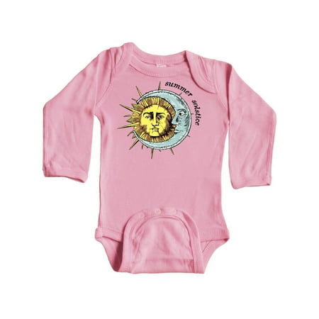 

Inktastic Summer Solstice Sun and Moon Gift Baby Boy or Baby Girl Long Sleeve Bodysuit