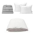 thumbnail image 1 of Juego de Sábanas King Size Royal Gris Perla + Protector de Colchón + Almohadas Royal Twin, 1 of 13