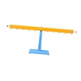 thumbnail image 4 of GROWTH TANK Leverage Ruler with Bracket Portable Demonstration Lever Teaching Instrument Pp Ruler Long, 4 of 9