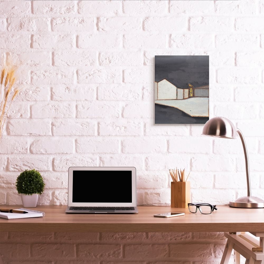 Stupell Industries Abstract Geometric Shape Urban Architecture Landscape Designed by Third and Wall