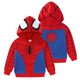 thumbnail image 1 of Sudadera con capucha Marvel Spider-Man para niños pequeños, forro polar con cremallera, color rojo, 1 of 9