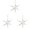 B-3Pcs, variant on Christmas Crystal Snowflake Ornaments with Beads, Clear Acrylic Xmas Hanging Pendant – Lightweight Festive Decor for Tree, Window, Holiday Party, DIY Crafts & Seasonal Home - 6.1"