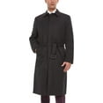thumbnail image 2 of Adam Baker Men's Single Breasted Breasted Full Length Trench Coat All Year Round Raincoat, 2 of 5