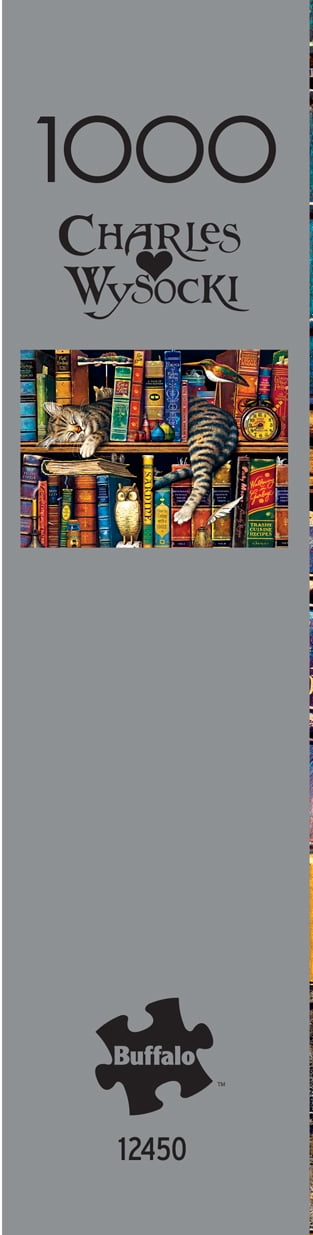 Buffalo Games 1000-Piece Silver Select Frederick the Literate Interlocking Jigsaw Puzzle