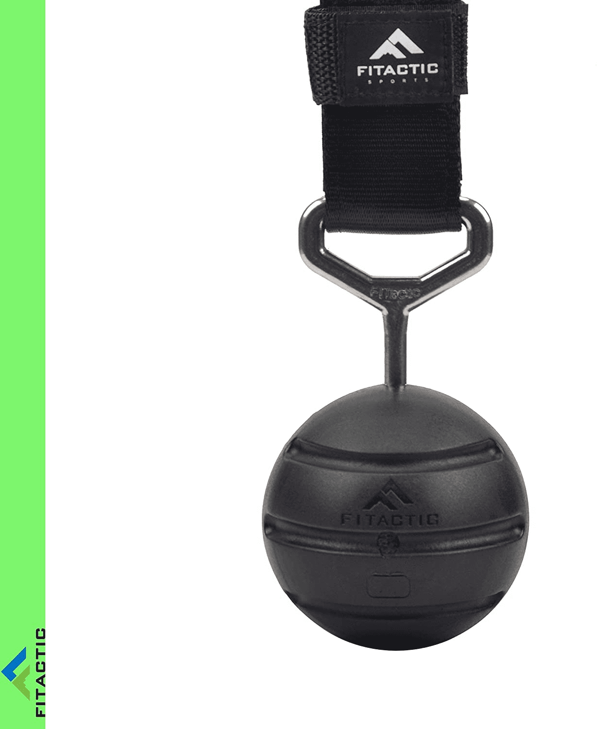 Fitactic Rock Climbing Solid Training Cannonball Bomb Power Pull up Ball Hold Grips for Straps for Finger, Forearm, Biceps, Back Muscles