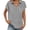 Grey, variant on T Shirts for Women Summer Lightweight Short Sleeve V Neck Collared Tshirts Dressy Casual Office Work Shirt