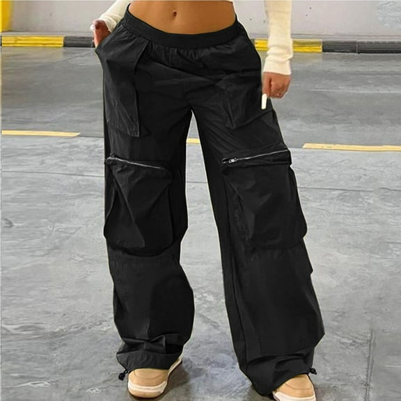 Aueoeo Workout Pants for Women Casual Loose Cozy Sweatpants High Waisted Loungewear Gym Hiking Pants With Pockets