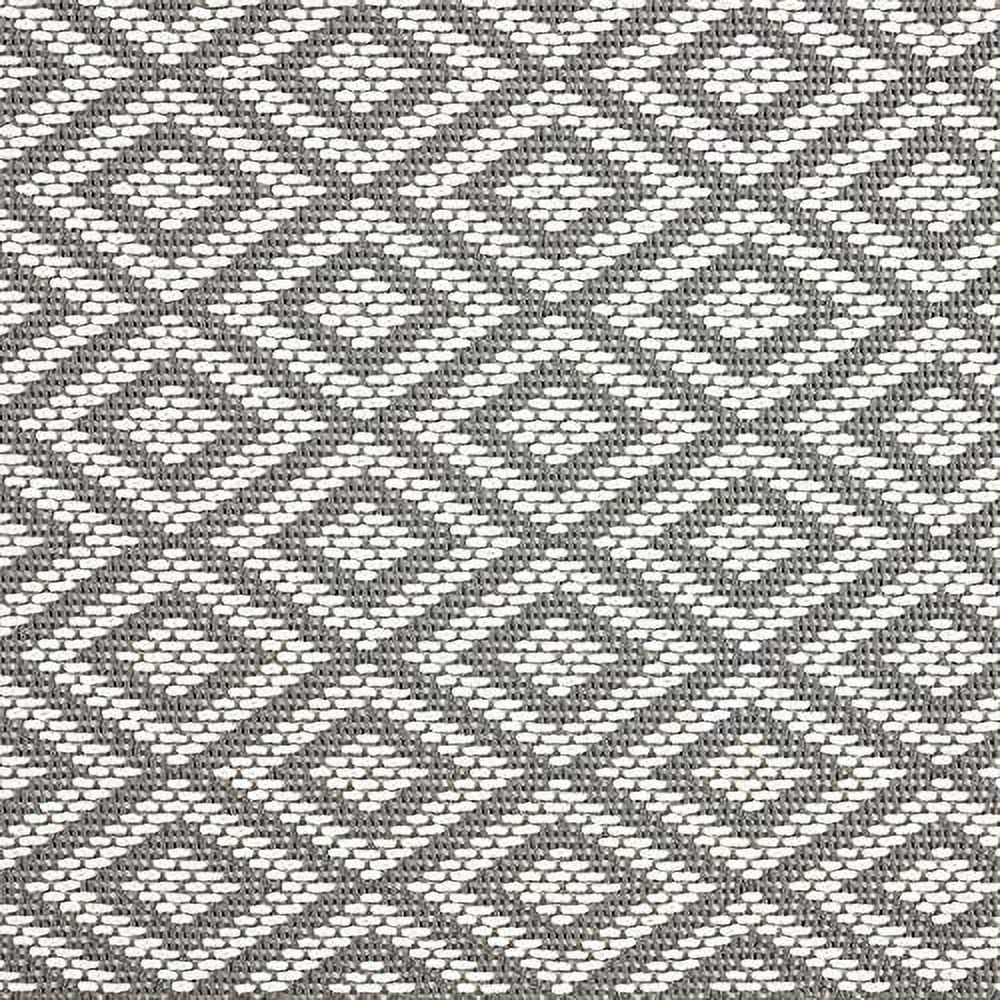 Home Dynamix Tripoli Lydia Modern Diamond Indoor/Outdoor Area Rug, Grey/Cream, 7'10"x10'2"