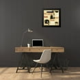 thumbnail image 4 of Gibbons, Lauren 20x20 Black Modern Framed Museum Art Print Titled - Kitchen Things Image, 4 of 5
