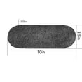 thumbnail image 3 of Ceiling Fan Filter Pads - Self-Adhesive Fan Blade Filters with Activated Charcoal Air Purifier Dust Eliminator Oval Shape DIY Air Cleaning Kit 6 Pack Black, 3 of 6