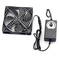 thumbnail image 1 of 120mm 2700RPM Fan Cooling with Controller 12cm 12V Btc Machine Chassis Workstation Cabinet Radiator, 1 of 5