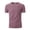 Pink, variant on Men's Ribbed Knit T-Shirt Short-Sleeve Casual Solid Basic Top Soft Stretch Fabric Spring & Summer Versatile Daily Tees,White,XXXL