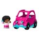 thumbnail image 1 of Fisher-Price Little People Barbie Convertible Rosa con Figura, Juguete para Niños Pequeños, 1 of 2