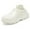 White, variant on Cyiecw Fur Lined Clogs for Women Winter Warm Plush House Slippers Waterproof Non-slip Garden Shoes Indoor Outdoor Mules
