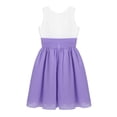 thumbnail image 7 of Alvivi Kids Flower Girl Dress Sleeveless Chiffon Pleated Dress Birthday Wedding Pageant Party Dress Girls Bridesmaid Dress Lavender 10, 7 of 7