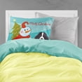 thumbnail image 2 of Carolines Treasures BB1857PILLOWCASE Snowman with Bernese Mountain Dog Fabric Standard Pillowcase Standard multicolor, 2 of 2