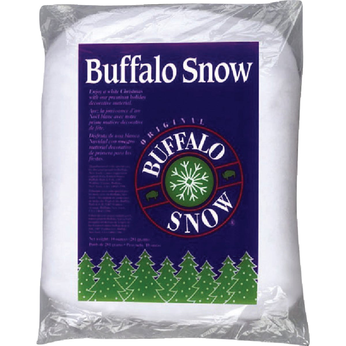 Buffalo Snow Polyester 10 Oz. Artificial Snow Fluff B00367