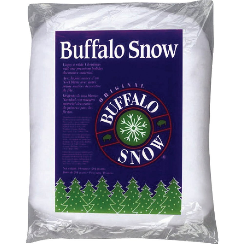 Buffalo Snow Polyester 10 Oz. Artificial Snow Fluff B00367 Walmart