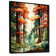 thumbnail image 2 of Designart "Shimmering Heights Redwood Majesty III" Landscape & Nature Floater Framed Wall Art Print, 2 of 7