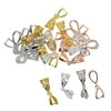Delicate Filigree Bail Beads Pendant Connector Clasps pcs for DIY Jewelry Beads, Crystals, Gemstones, Some Other Pendants,