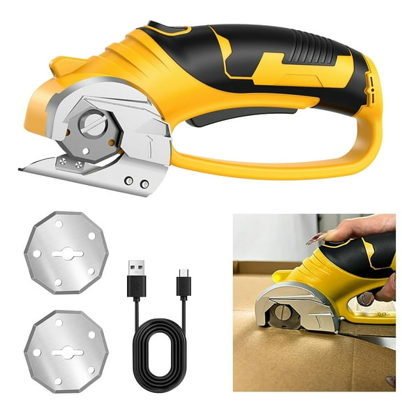 Shopmall Electric Lithium Battery Scissors Quickly Cut Fabric And Leather Electric Scissors Electric Circular Cutting Machine