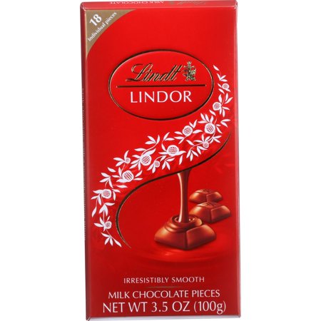 Milk Chocolate Truffle Bar - Lindt Lindor Truffle Milk Chocolate Bar, 3.5-Oz Bars (Pack Of 12)