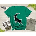 thumbnail image 6 of Cool Wild Goat Animal Horn Livestock Silhouette Capricorn T-Shirt Goat Lover Shirt Farm Animal Goat Gift Tshirt Farm Life Animal Lover Shirt, 6 of 8