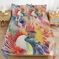 thumbnail image 2 of Duvet Cover Queen Size Color Texture 3 Pcs Duvet Cover Set Bedding Sets Queen Soft Breathable, 2 of 6