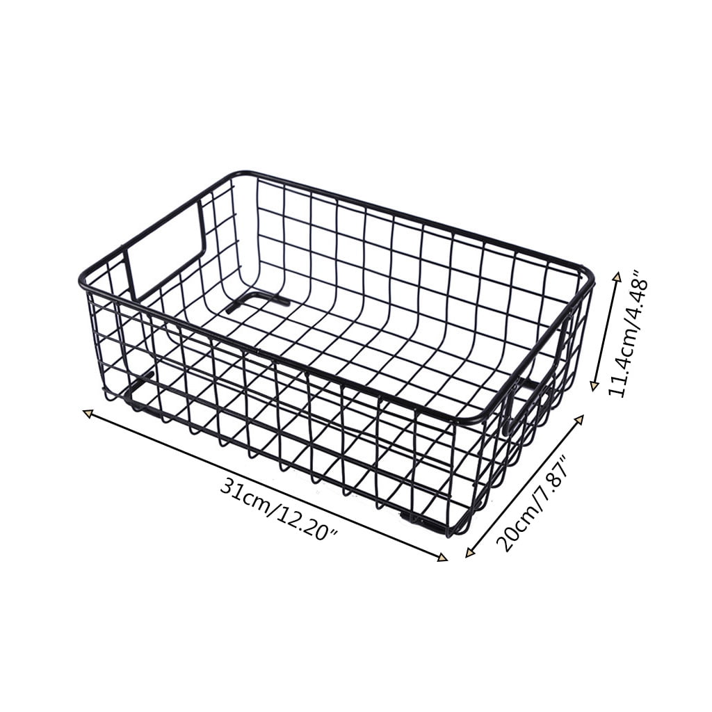 Container Store Metal Wire Organizational Storage, 90% Off