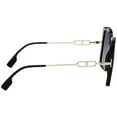 thumbnail image 4 of BURBERRY BE 4332 30018G Sunglasses Black Frame Grey Gradient Lenses 57mm, 4 of 5