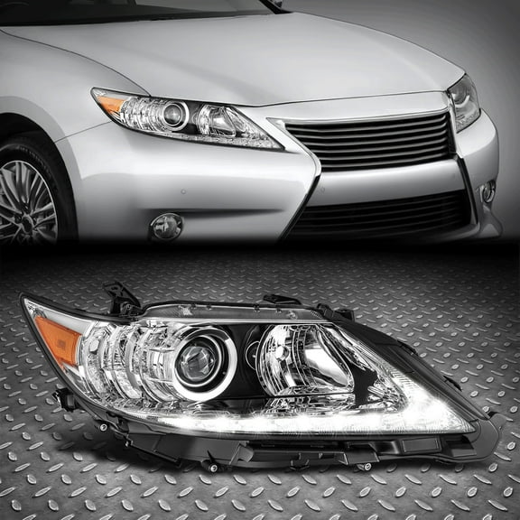 Nuvision for 13-15 Lexus ES300H ES350 OE Style Passenger Right Side LED DRL Projector Headlight