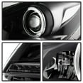 thumbnail image 3 of For 12-15 Mercedes Benz C350 2dr W204 TD DRL LED Projector Headlights (Black) TD-PRO-JH-MBW20412-NA-BK, 3 of 4