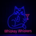 thumbnail image 4 of Handmadetneonsign Cat Drinking Whiskey Neon Sign, Cat Liquor Wall Art Decor, Cat Alcohol Wall Decor, 4 of 5