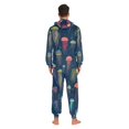 thumbnail image 4 of FORMRS Onesies Pajama for Adults Unisex Hoodie Winter Jumpsuit One Piece Sleepwear, Sizes S-2XL, Cartoon Jellyfish Pattern, 4 of 7