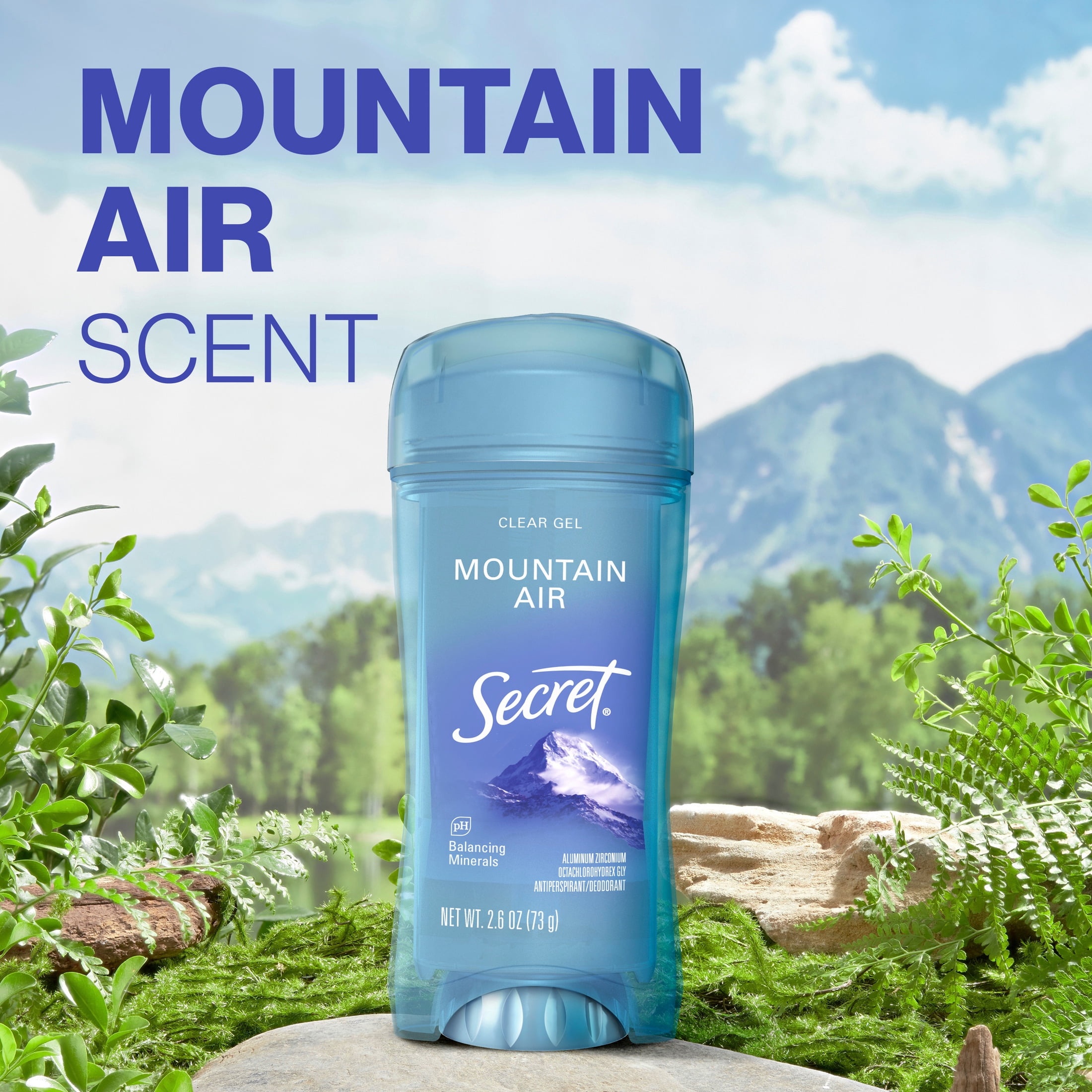 Secret Fresh Clear Gel Antiperspirant & Deodorant for Women, Mountain Air, 2.6oz