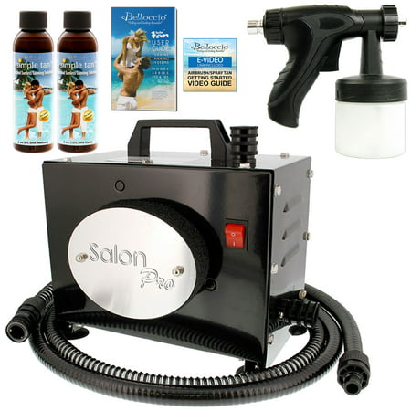 SALON PRO Sunless Airbrush SPRAY TANNING SYSTEM Machine Kit Simple Tan (Best Spray Tan Machine)