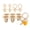 Beige Model A, variant on lanema 6 Piece Teething Ice Popsicles Molds For Infants Silicone Ice Cubes Tray With Chewable Edges Safe For Babies Teeth And Dishwasher Friendly