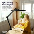 thumbnail image 3 of Neatfi XL 2,200 Lumens LED Desk Lamp with 24W Bright Architect Task Lamp, 20 Inches Dimmable Computer Light, Adjustable Desk Light for Home, Office, Crafts, Nails & Hobbies (Non-CCT, Black) C80, 3 of 3