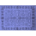 thumbnail image 1 of Ahgly Company Indoor Rectangle Oriental Blue Industrial Area Rugs, 2' x 5', 1 of 4