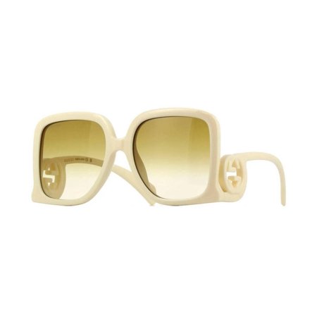 Gucci Ladies Sunglasses Ivory Oversized GG 1326 S 002 58mm