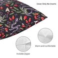 thumbnail image 3 of Pofeuu Snakes And Snake Fruit Print Double-sided plush pillowcase Square Throw Pillow Covers Pillows Cover for Living Room Bedroom Sofa Couch Cushion Cover（No pillow core）-18"x18", 3 of 7