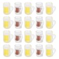 thumbnail image 3 of 24 piezas de llaveros de resina con forma de vaso de cerveza, colgantes para hacer tú mismo, pendientes, colgantes para hacer tú mismo, colores surtidos, 3 of 6