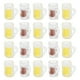 thumbnail image 2 of KAKOWELY 24 piezas de llaveros de resina con forma de vaso de cerveza, colgantes para hacer tú mismo, pendientes, colgantes para hacer tú mismo, colores surtidos, 2 of 5