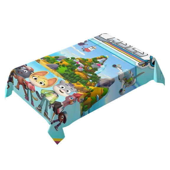 The Creature Cases-theme square tablecloth has an iconic print, fits most tables, and is easy to care for perfect gifts for fans friends and family，55" x 71"（140*180cm）